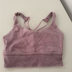 Heather Pink Strappy Lululemon Sports Bra size 4